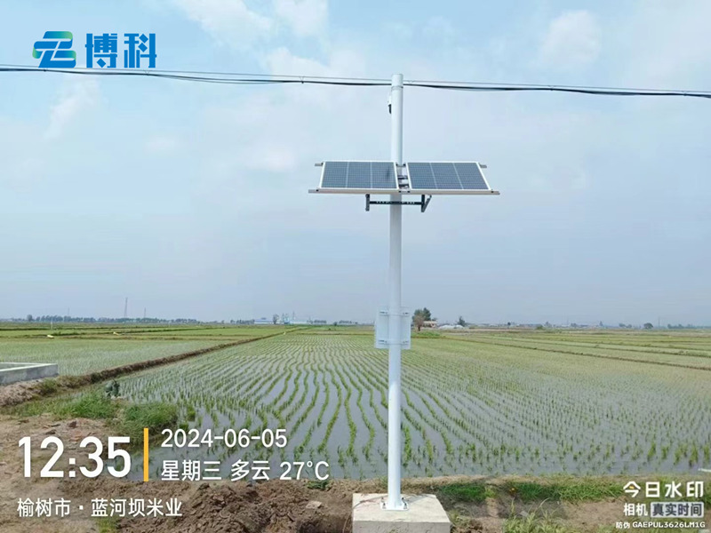 殺蟲燈在山西榆林市農業(yè)項目完成安裝